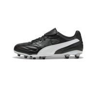 PUMA Unisex King Liga FG/AG Scarpa da Calcio, Black Silver White, 46 EU, Puma Black Puma Silver Puma White, 46 EU