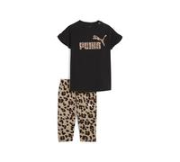 PUMA Minicats Animal Legging Set Tuta da Pista, Black, 80 Unisex-Adulto
