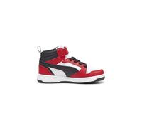 PUMA Unisex Rebound V6 Mid Ac+ Ps White-black-for All Time Red Taglia: 32 | Scarpe Sportive Outlet | kids | Rosso
