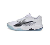PUMA Unisex Scarpe sportive da indoor Eliminate Power Nitro II, White-Black-Nitro Blue, 42 EU