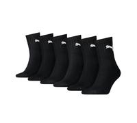 PUMA Unisex Short Crew Socks 6 pack, Abbigliamento, Nero, 43-46 43-46