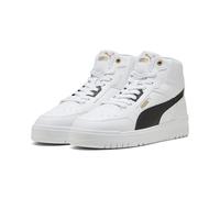 PUMA Unisex Shuffle Downtown MidSneaker, Puma Bianco PUMA Nero PUMA Oro, 44 EU