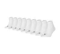 Puma Unisex Trimestre Calzini, 9er Pacco - Semplice Ecom 9P, Logo, Bianco e Nero