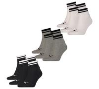 Puma Unisex Uomo Donna Quarter HERITAG 35-38 39-42 43-46 Nero 8 Pezzi Multipack