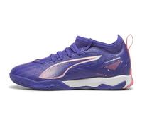 PUMA Ultra 5 Match IT + Mid Jr, Soccer Shoe, Lapis Lazuli White-Sunset Glow, 34 EU