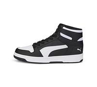 Puma Unisex's Rebound Layup Sneaker, Nero e Bianco, 43 EU