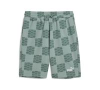 PUMA United AOP Shorts 10" TR, Pantaloncini Lavorati a Maglia Uomo, Green Moon,