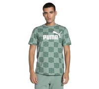 PUMA United AOP Tee, Magliette Unisex - Adulto, Green Moon,