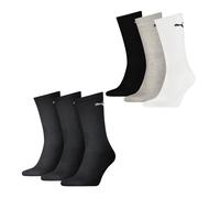 Puma Uomini Donne Basic Unisex Crew Cotone Calze Sportive - 6 Pezzi Multipack