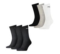 Puma Uomini Donne Basic Unisex Crew Cotone Calze Sportive - 6 Pezzi Multipack