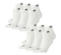 PUMA Uomini Donne Unisex CALZE QUARTER CLYDE Confezione Da 12 Nero Bianco Grigio