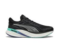 Puma Uomini Magnify Nitro 2 Scarpe Da Corsa Senza Stabilizzatori Scarpe Da Corsa Puma Black-Aquatic-Blue Crystal - Nero