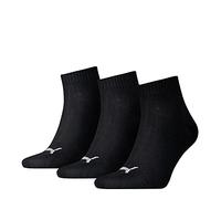 PUMA Uomo Quarters 12er Pacco Calzini da Sport - Nero, 43-46