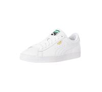 Puma Uomo Scarpe da ginnastica classiche in pelle Basket, bianca