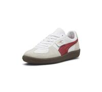 PUMA Uomo Scarpe da Ginnastica in Pelle Palermo, White/Vapor Grey, 40.5 EU