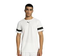 Puma Uomo Shirt, Regular, Poliestere, Puma White - Puma Black - Puma White, L