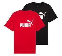 Puma Uomo T-Shirt 2er Pacco - Ess No.1 Logo Té, Girocollo, Manica Corta, Uni