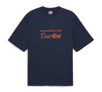 Puma Uomo T-Shirt - Porsche Turbo Motorsport Tee, Corto, Logo-Print, Baum...
