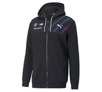 PUMA Uomo Tops Felpa con Cappuccio BMW M Motorsport Team da Uomo con Zip Integrale XL Anthracite Gray