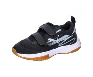 PUMA Varion II V Jr, Scarpe da Ginnastica per Ambienti Interni, Black-Cool Light Gray-Gum, 34.5 EU