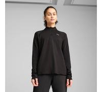 Puma Top da corsa Velocity Cloudspun 1/4 zip maniche lunghe Donna Nero XS