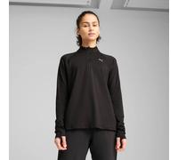 Puma Velocity Cloudspun 1/4 Zip Camicia Da Corsa Donna-Nero