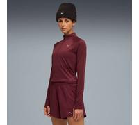 Puma Velocity Cloudspun 1/4 Zip Camicia Da Corsa Donna-Rosso