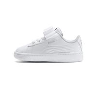 Puma Vikky V2 Ribbon SL AC Inf, Sneaker Bambina, Bianco White Silver-Gray Violet 01, 24 EU