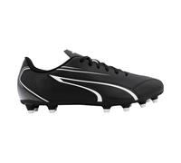 PUMA Vitoria FG/AG, Soccer Shoe Uomo, Black White, 42.5 EU