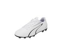 PUMA Vitoria FG/AG, Soccer Shoe Uomo, White Black, 42 EU