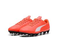 PUMA Vitoria II Fg/AG Jr, Scarpe da Calcio, Glowing Red White, 35 EU