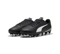 PUMA Vitoria II Fg/AG Jr, Scarpe da Calcio, Nero Bianco, 35.5 EU