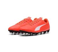 PUMA Vitoria II Fg/AG, Scarpe da Calcio Uomo, Glowing Red White, 42.5 EU