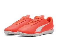 Puma Vitoria II It - Scarpe da Calcio Unisex per Bambini, Glowing Red Puma White, 30 EU