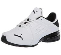 PUMA Viz Runner, Cross Trainer Uomo, Wide White Black Black, 40.5 EU Larga