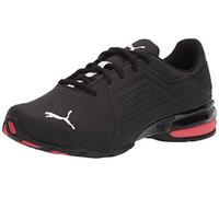 PUMA Viz Runner, Scarpe da Ginnastica Uomo, Nero Black White/Red, 40 EU Larga