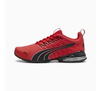 PUMA Voltaic Evo, scarpe sportive da uomo, comode, casual, corsa, allenamento, design moderno e striking, Cushioning, SoftFoam+, For All Time Red Black, 42.5 EU