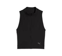PUMA W Cloudspun - Canotta PUMA con Cerniera a 1/4, Colore: Nero