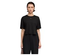 T-shirt Puma Cloudspun Relaxed manica corta nero donna - M