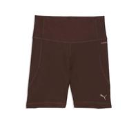 PUMA W CLOUDSPUN Short Tight - HW 6" Marrone Cioccolato