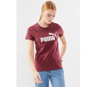 Puma - W Ess Logo Tee (S) Bordeaux - Abbigliamento S Bordeaux