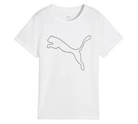 PUMA W TAD Essential Logo Tee, Magliette Unisex - Adulto, PUMA White,