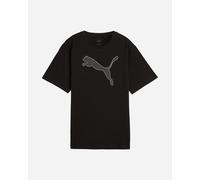 Puma W Jers Mc Log Cat Nero - T.shirt