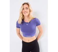 Puma - W PUMA STRONG TEE - SHORT Blu - Abbigliamento L Blu