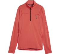 Puma W SEASONS LS 1/4 Polypropylene Rain Cell Felpe M Rosso
