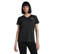 PUMA W TAD Essential Vneck Tee, Magliette Unisex - Adulto, PUMA Black, L