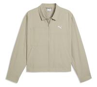 PUMA Wardrobe Essential - Felpa con zip intera, XL, colore: Beige