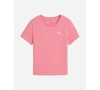 Puma Wardrobe Essential Small Logo W - T-shirt - Donna - Rosa M