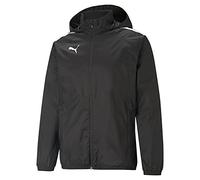 PUMA Weather Jacket Giacca TeamLIGA per Tutte Le Stagioni, Nero/Nero, XL Uomo