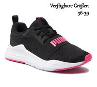 Puma Wired Run Jr Scarpe Sportive Bambina Sneaker Nero/Rosa Gr. 36-39